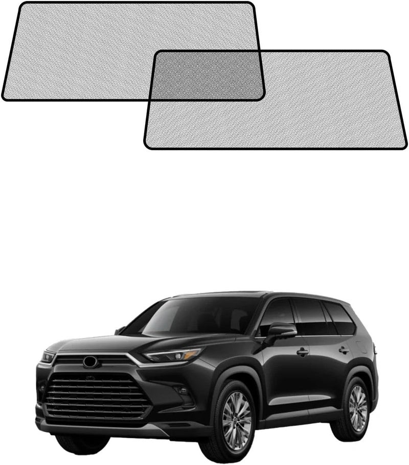 RSACET Car Window Shades for Toyota-Highlander(2021-2025),2-Pack Rear Window Sun Shades for Baby – Breathable Mesh, UV & Heat Blocker, Privacy Protection for Camping, Travel, Sleep & Nursing - Image 1